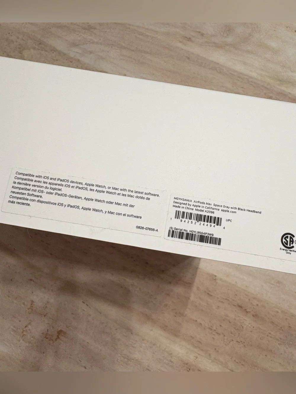 AirPod Max Headphones 1st Gen. Space Gray color